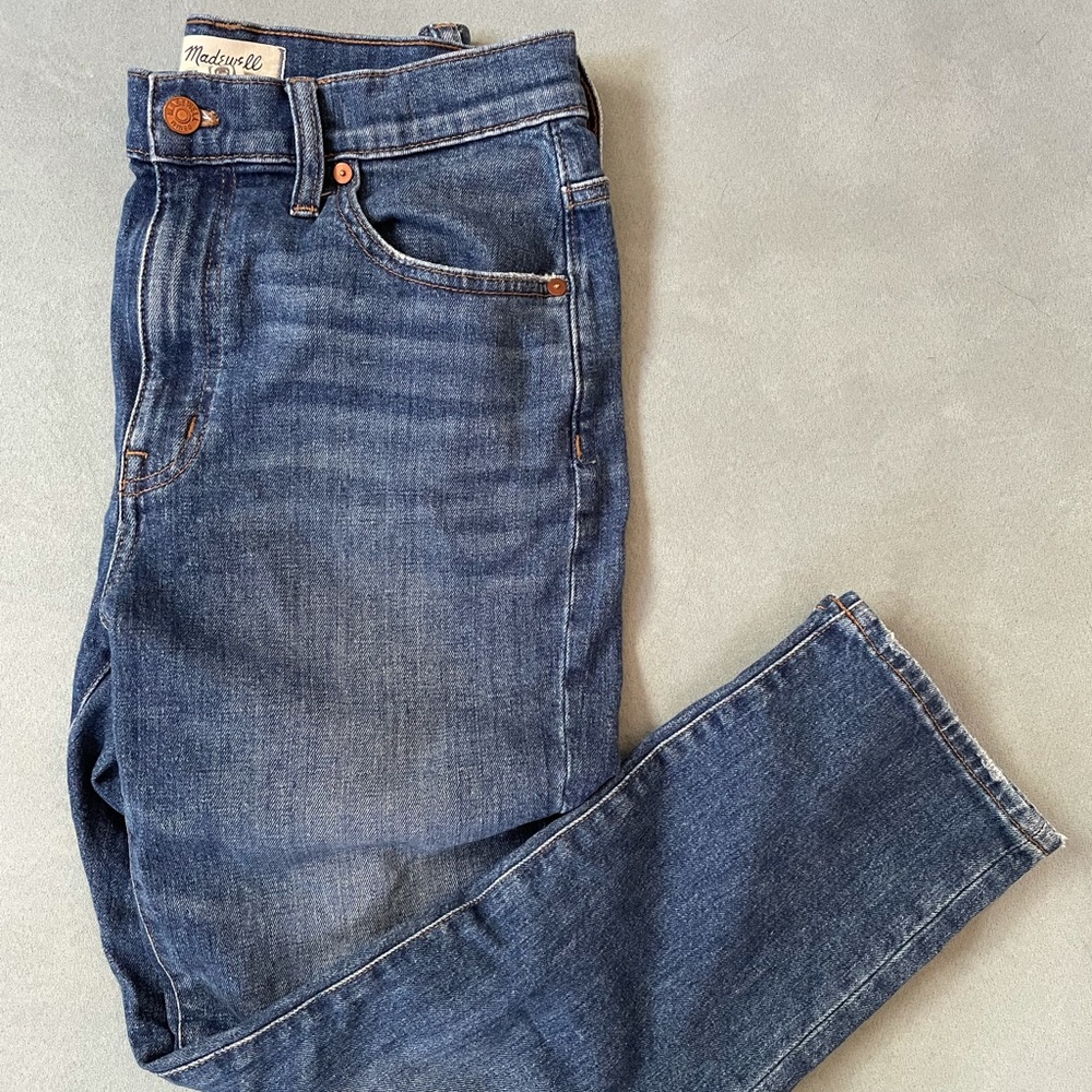 Madewell High-Rise Slim Crop Boyjean